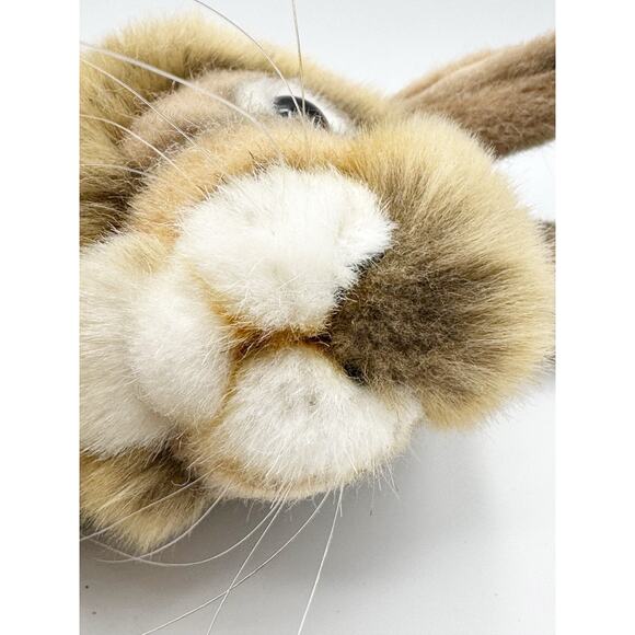 Hansa Jack Rabbit Plush Realistic Poseable Stuffed Animal Handcrafted Bunny 14" - Picture 7 of 16